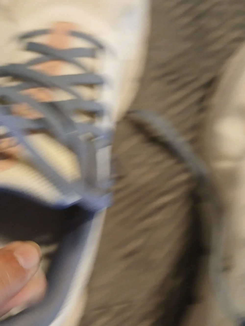 On Running Women's White Athletic Sneakers with Lavender and Peach Accents